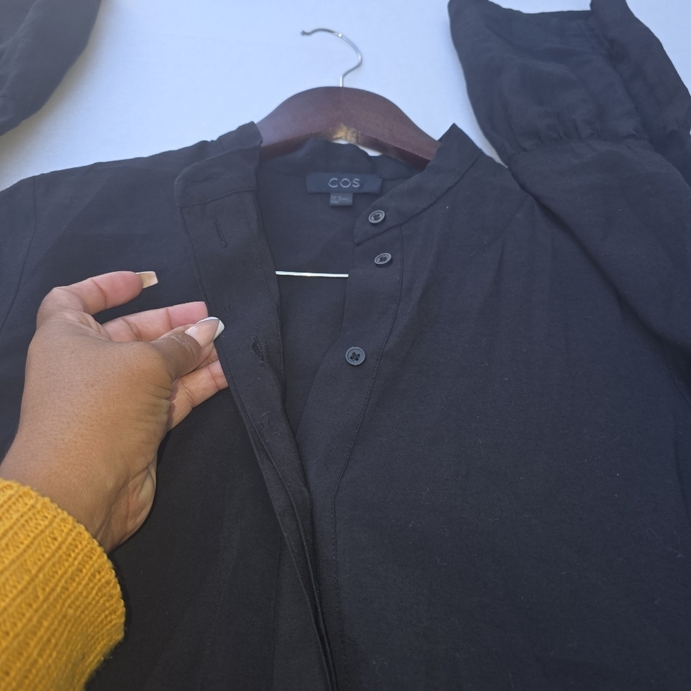 COS Gathered Detail Shirt Dress 34 Eur - Picture 9 of 10